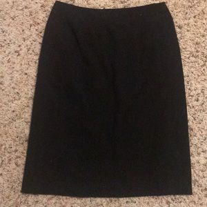 Black mid length skirt size 4 great condition